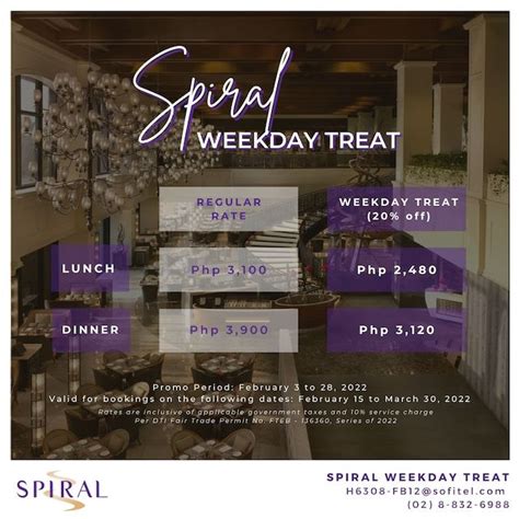 spiral buffet breakfast price|Spiral Menu Prices Philippines 2024 [Updated] — All About .